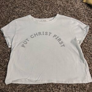 Tres Bien White Crop Top